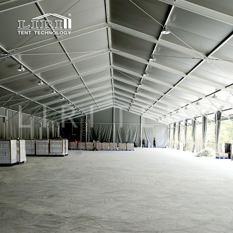 Outdoor large-span logistics storage tent, large workshop, office warehouse, tent, exhibition booth