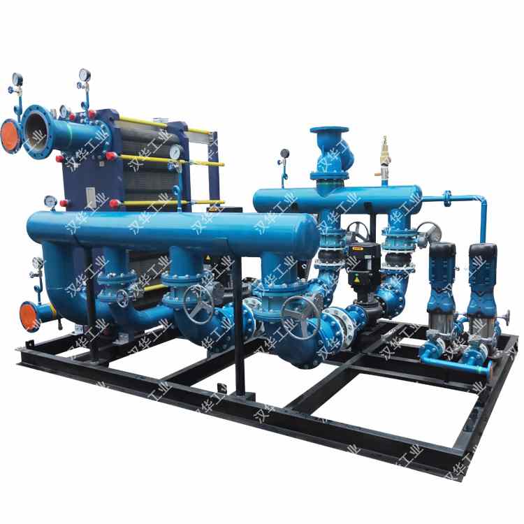 Fixed pressure water supplement heat exchanger equipment for non negative pressure water supply units in high-rise buildings