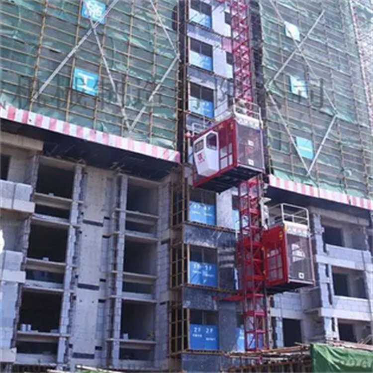 Hualitong construction site construction elevator rental high-rise building elevator rental high-altitude operation