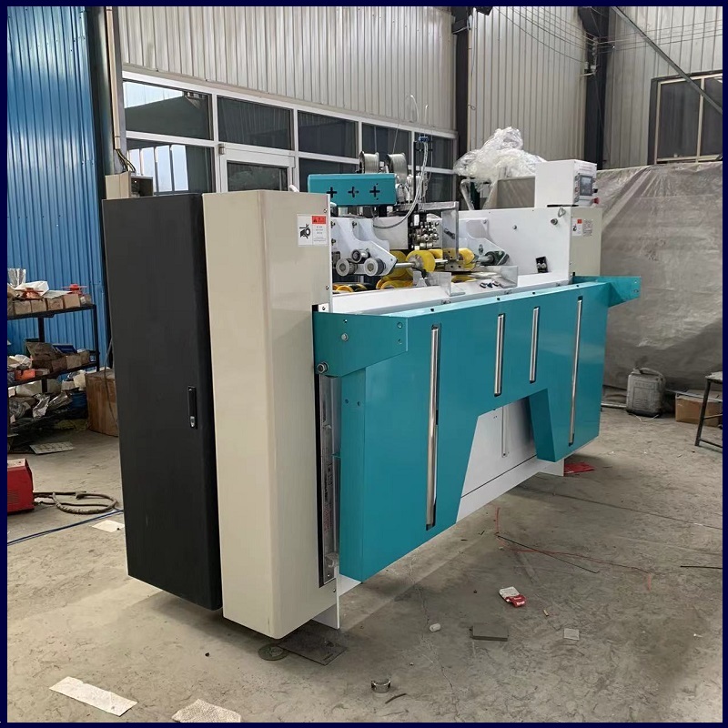 Single and double piece semi-automatic box nailing machine, cardboard box, single and double servo nail nailing machine, flat wire nail sewing machine