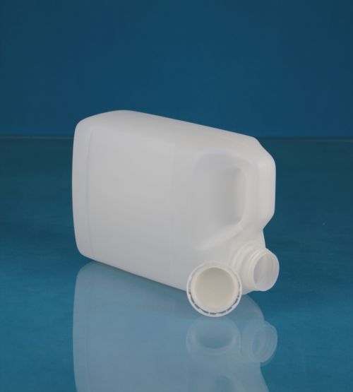 2L small mouth flat can 2kg chemical bucket square flat plastic can food packaging 2L carrying bottle E092