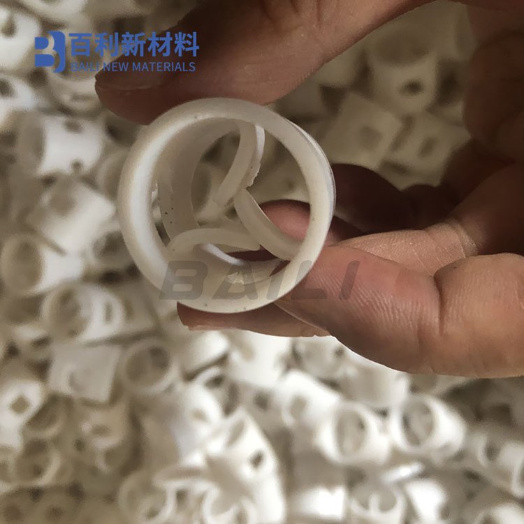 Baili Supply PTFE Ball Ring Chemical Filler 25/38/50/76mm Plastic PTFE Ball Ring