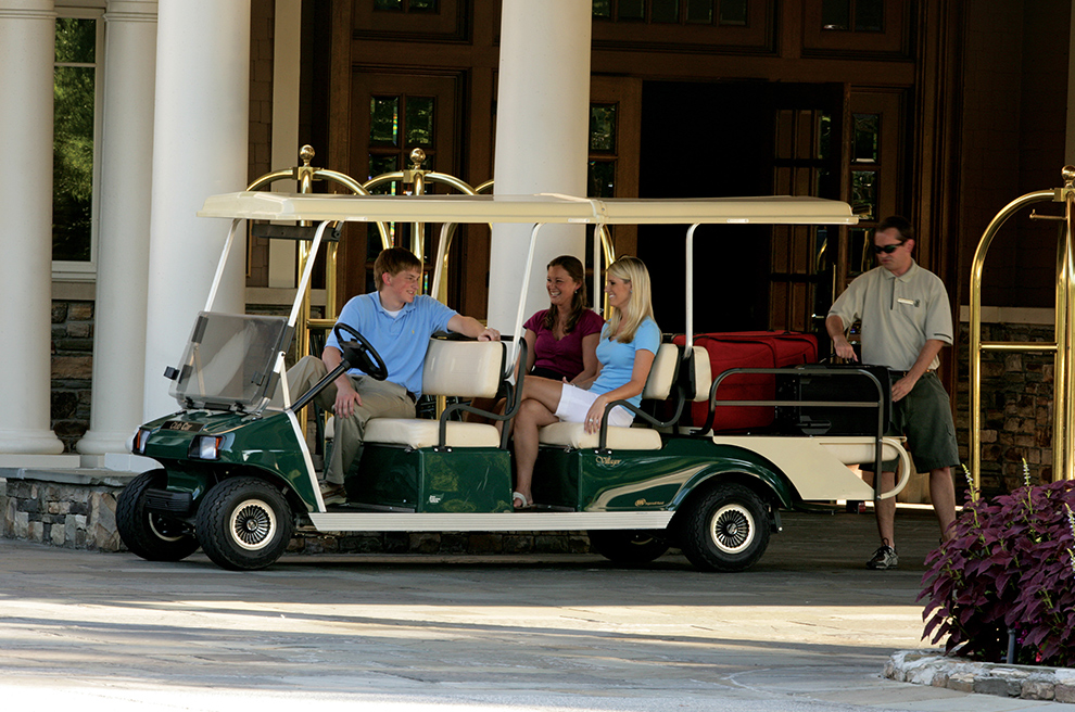 Imported electric golf cart Clubcar Customized multifunctional delivery cart Linen cart Ferry L8