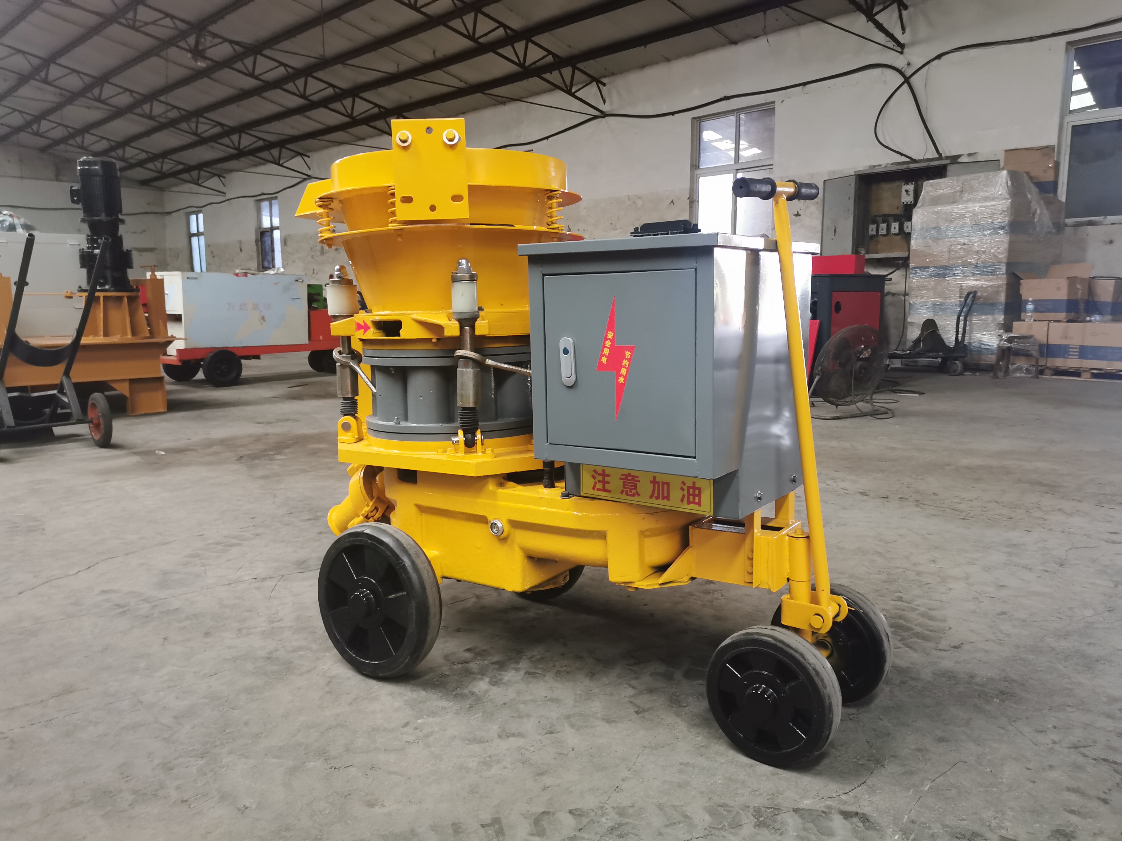 Dry concrete spraying machine pz-6pz-7 spraying machine small and efficient spraying group