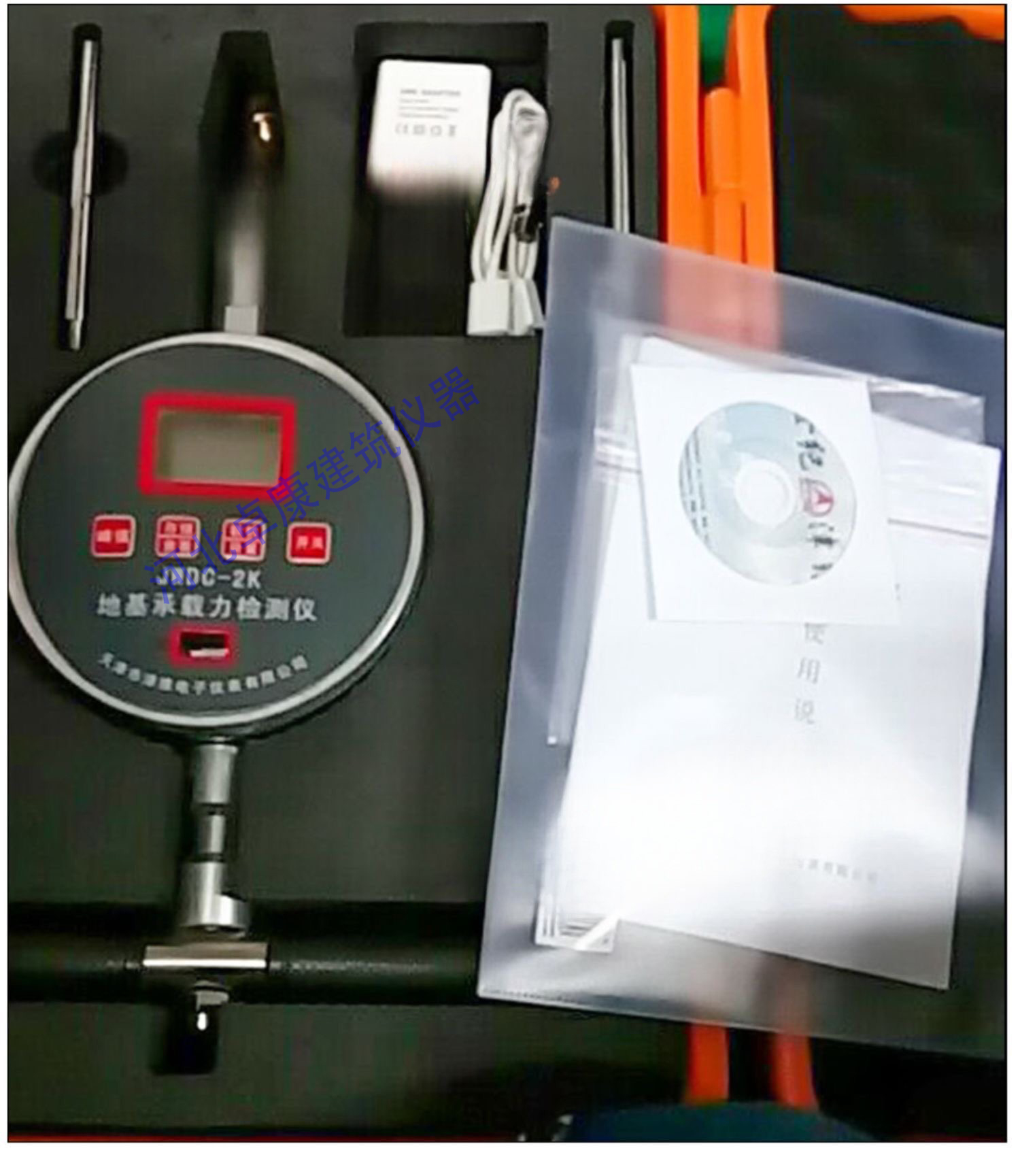 Intelligent filling compactness on-site detection instrument, foundation bearing capacity measurement instrument, Proctor penetrometer, rolling site