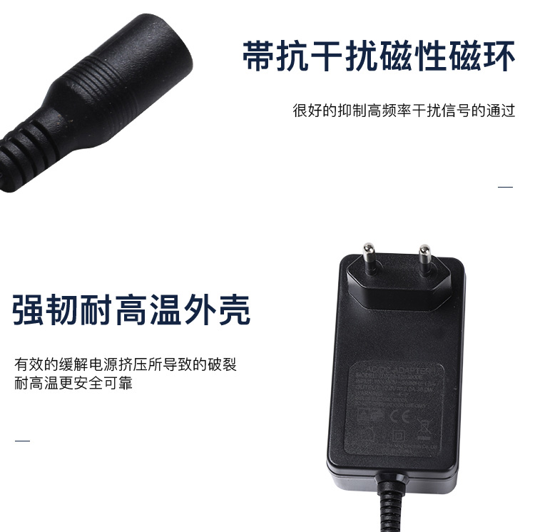 Tengdaxing 12V2.5A power adapter 30W European, American, and British stock