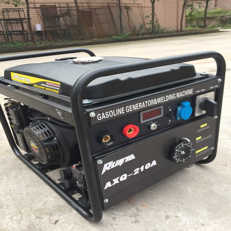 AXQ-210A Gasoline Electric Welding Machine Set 210AJIKE Convenient Electric Start