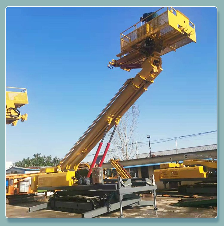 Sell customized crawler type hydraulic tunnel drilling rig 360 rotary overhead support Pile driver