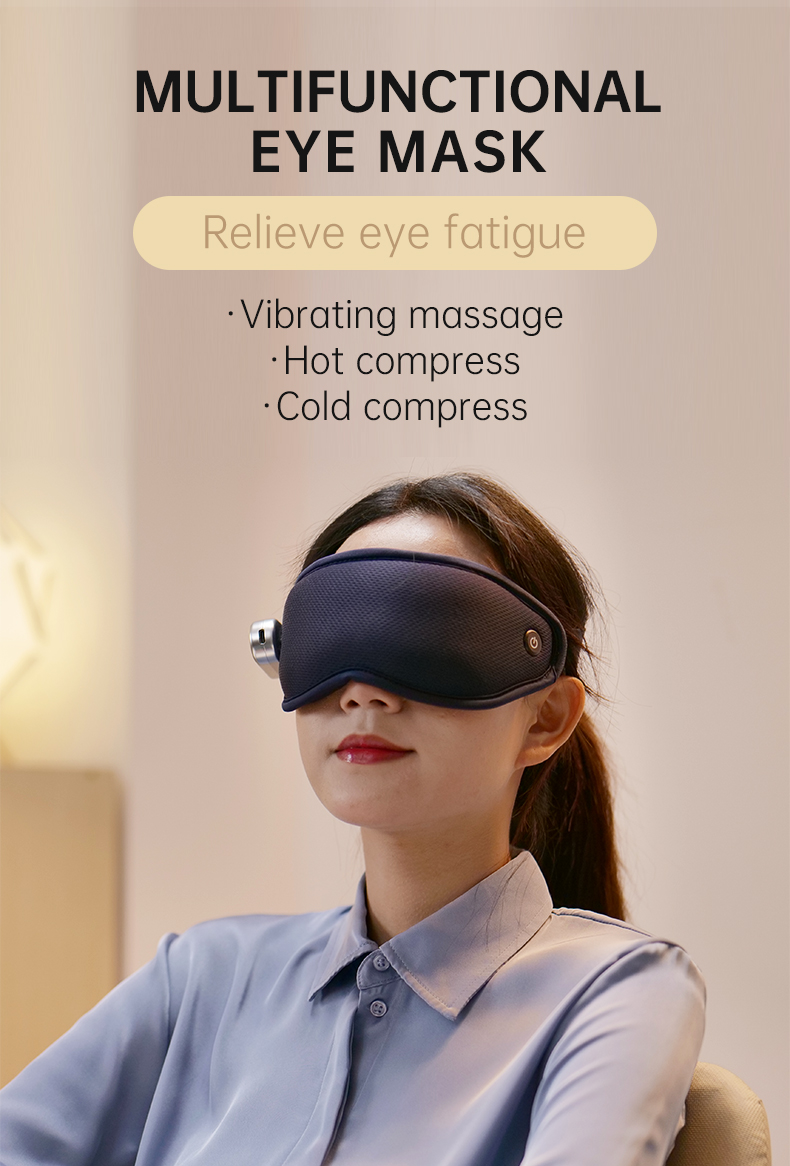 Eye care device, intelligent charging and vibration, intelligent eye massager, hot compress eye massager, cold and hot compress eye mask