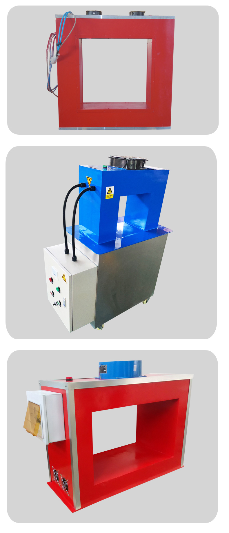 U-shaped demagnetizer, strong industrial demagnetizer, stainless steel demagnetization frame demagnetizer