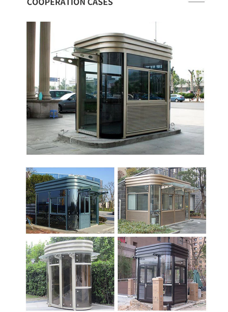 Security guard booth manufacturer, scenic spot villa homestay, color steel plate security booth, with good insulation performance