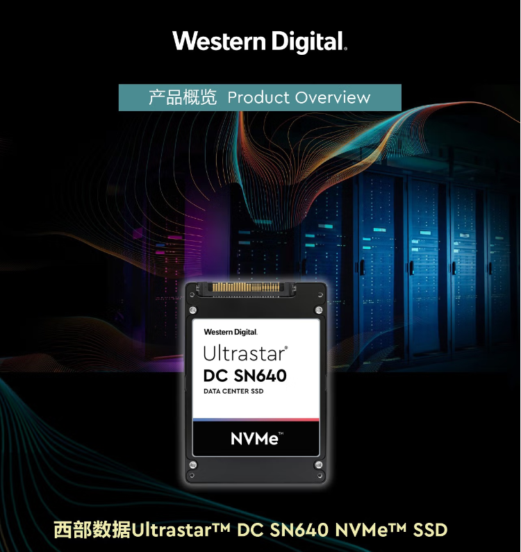 Western Digital Enterprise Solid State Drive 3.84T Database Data Center SSDU. 2 Interface NVMe Protocol