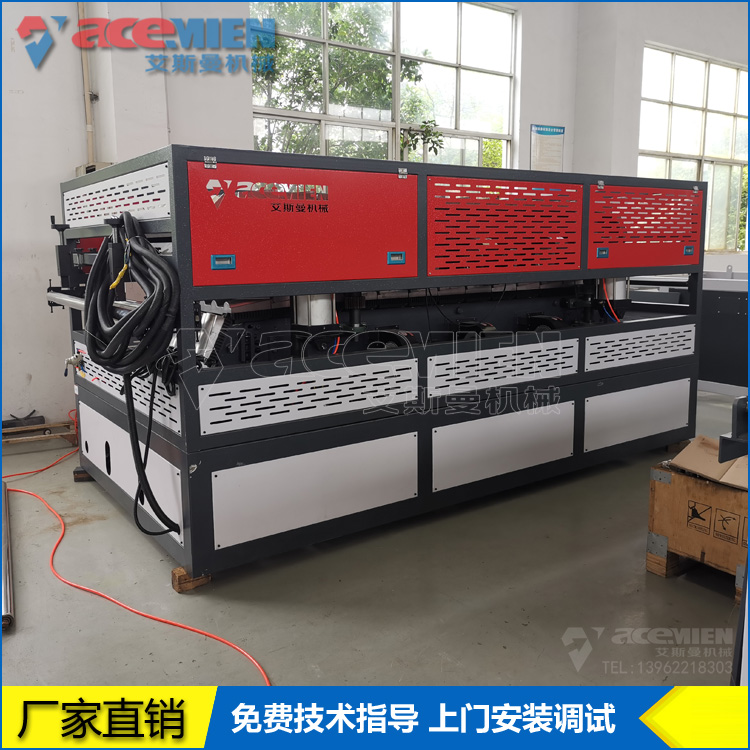 880mm four layer PVC high gloss bottom coated resin tile production line 1050mm antique plastic roof tile machine