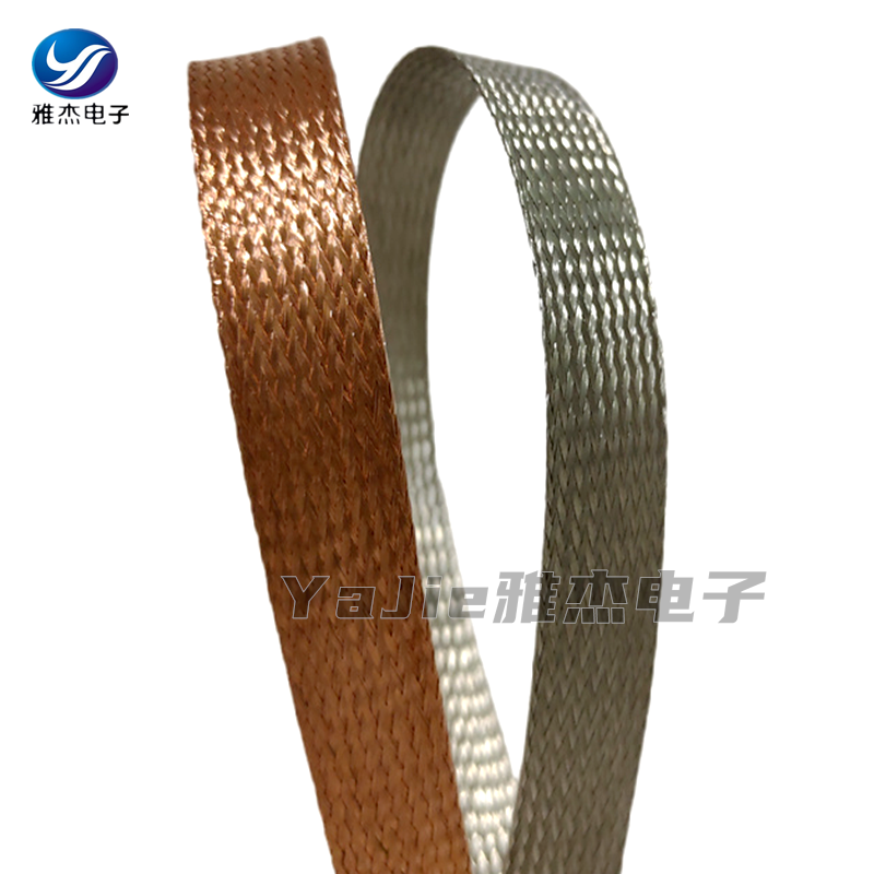 Supply of copper braided mesh tube, metal shielding expansion sleeve, pure copper flat wire anti wave sleeve