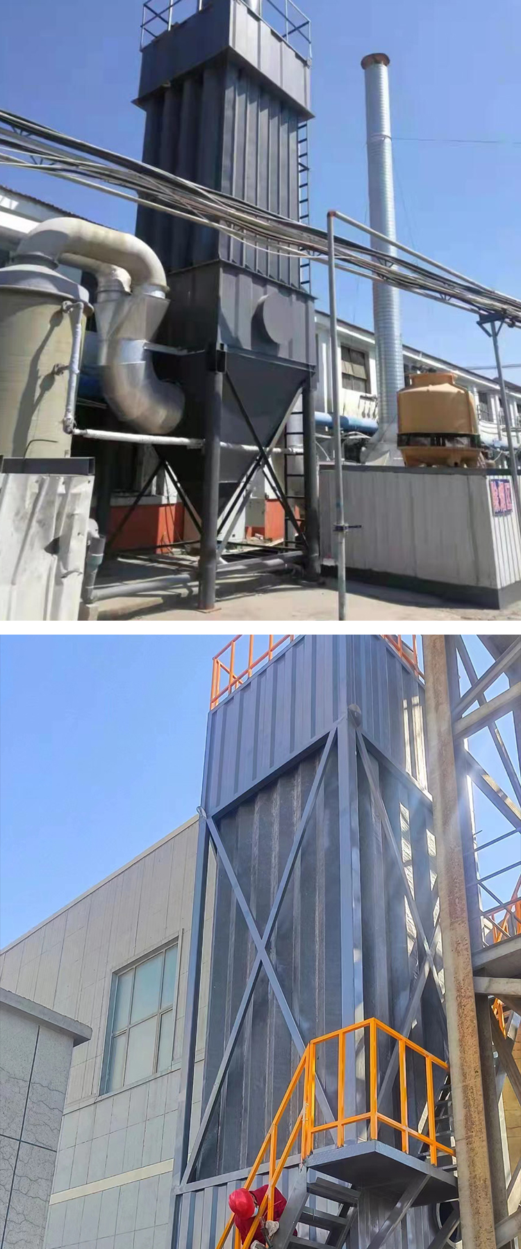 Yonghong Boiler Flue Gas Treatment Equipment 80000 Air Volume Wet Electrostatic Precipitator Refractory Material Desulfurization Wet Electrostatic Precipitator