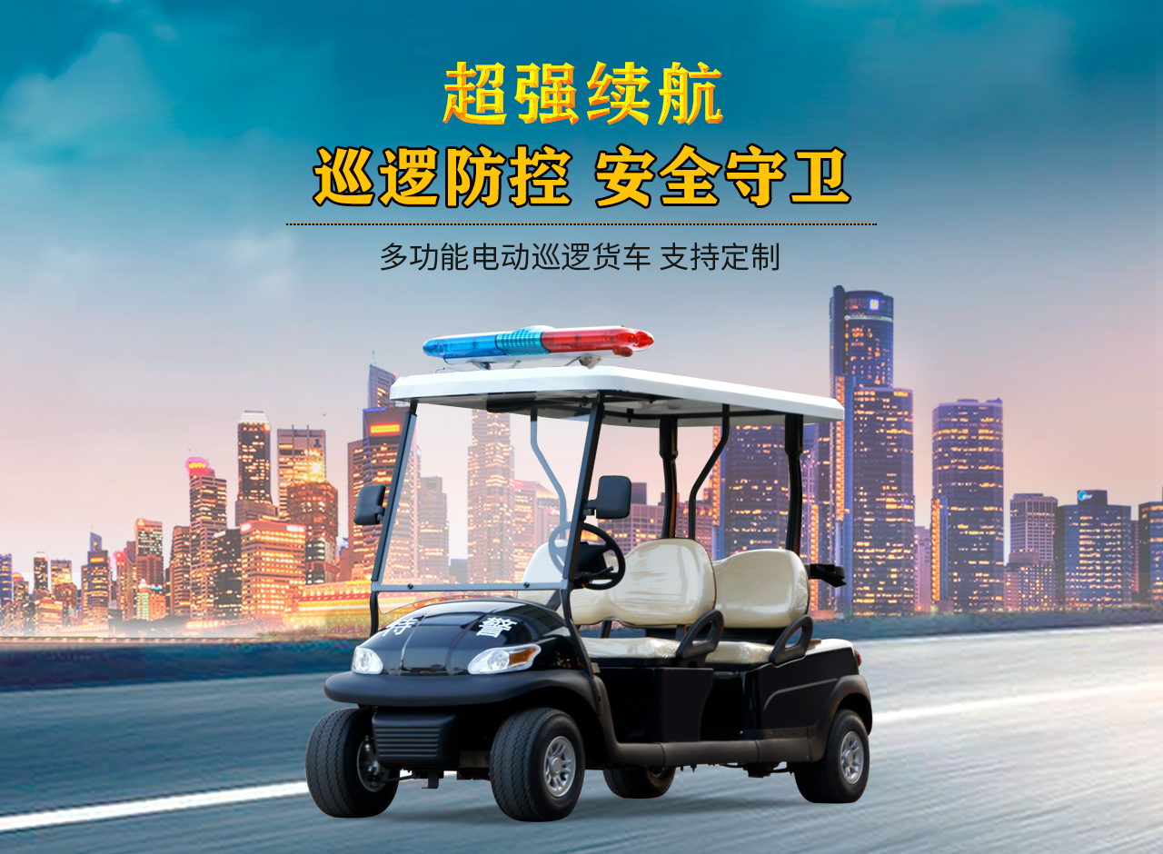 Donglang New Energy 4-seat electric patrol car property patrol sightseeing scenic spot Tour bus service