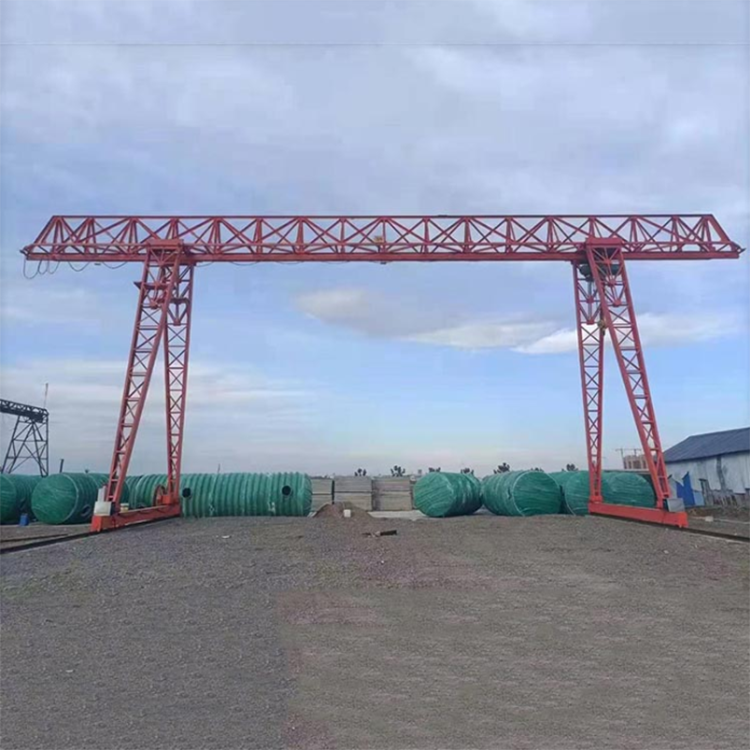 Outdoor 10 ton gantry crane rail mobile Gantry crane MH industrial box type