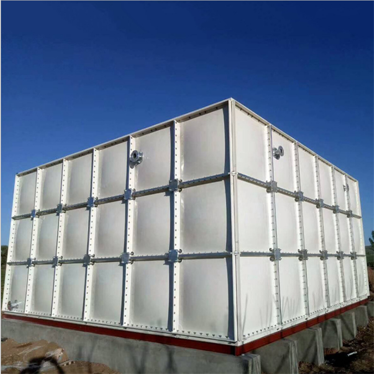 Integrated equipment for water storage and supply of Yimin SMC molded fiberglass water tank for fire protection and civil air defense