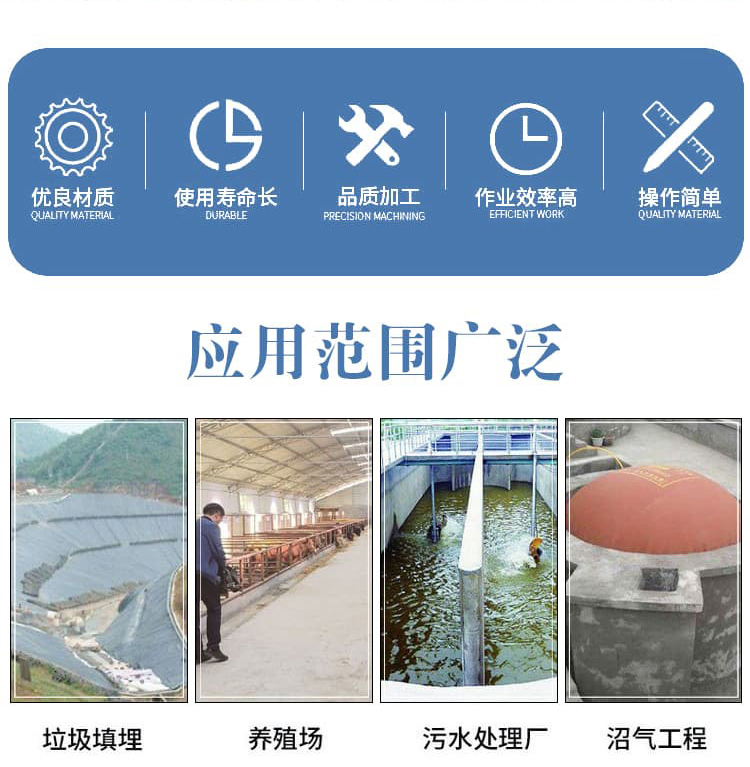 Large, medium, and small biogas desulfurization tanks, boilers, desulfurization dust collectors, torches, vertical water sealed tanks