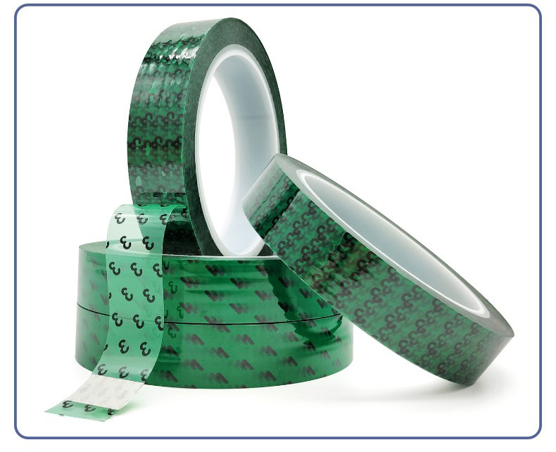 PET green digital termination tape, temperature-resistant insulation protection, fixed lithium battery core tape