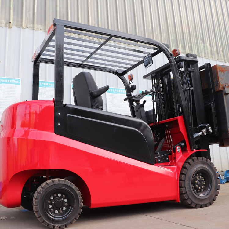 Electric forklift 2t small 1t 1.5t lithium battery stack high Cart 3t four-wheel mounted hydraulic loader