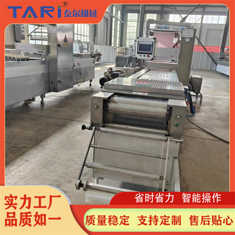 Fully automatic TR-420 continuous stretching film vacuum sealing machine Automatic food vacuum packaging machine