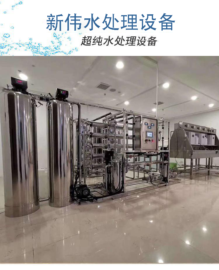 1 ton secondary reverse osmosis pure water treatment equipment professionally customized by Xinwei Source Factory