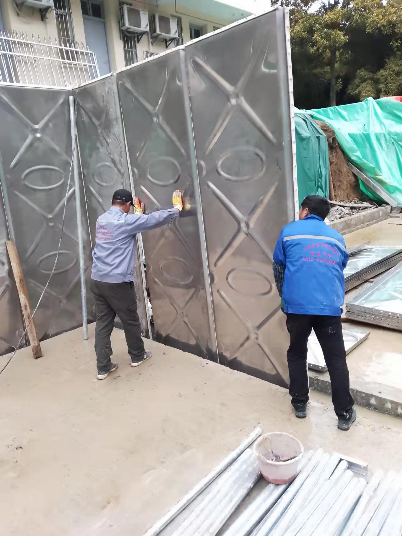 Guangdong Shantou buried fire water tank complete equipment with an effective volume of 500 cubic meters