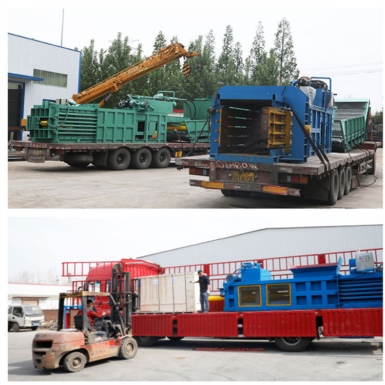 20 ton vertical hydraulic baler fully equipped with non shrinking waste paper bundling machine, solid waste compactor