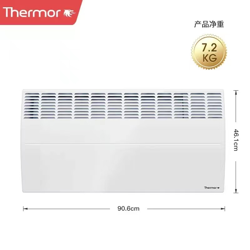 Renovation of radiators, refined decoration and installation of electric heaters, wall mounted heating pads, Saimon, France