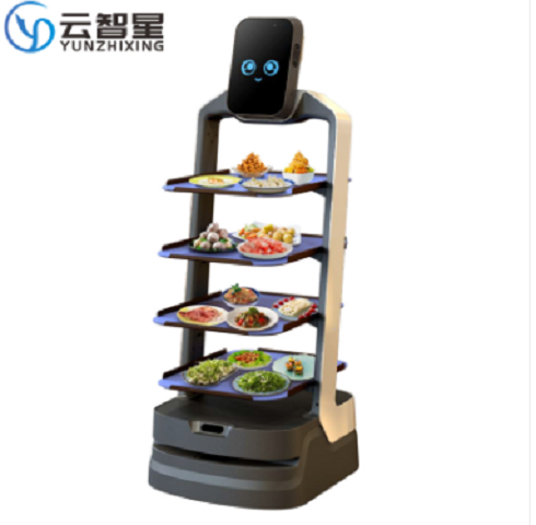 Restaurants, hotpot hotels, food delivery, dish delivery robots, automatic charging, trackless navigation, and food delivery robots