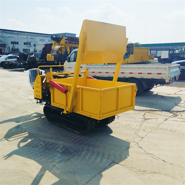 Underground explosion-proof tracked transport vehicle, 3-ton high and low speed tracked tipper truck, orchard climbing king conveyor