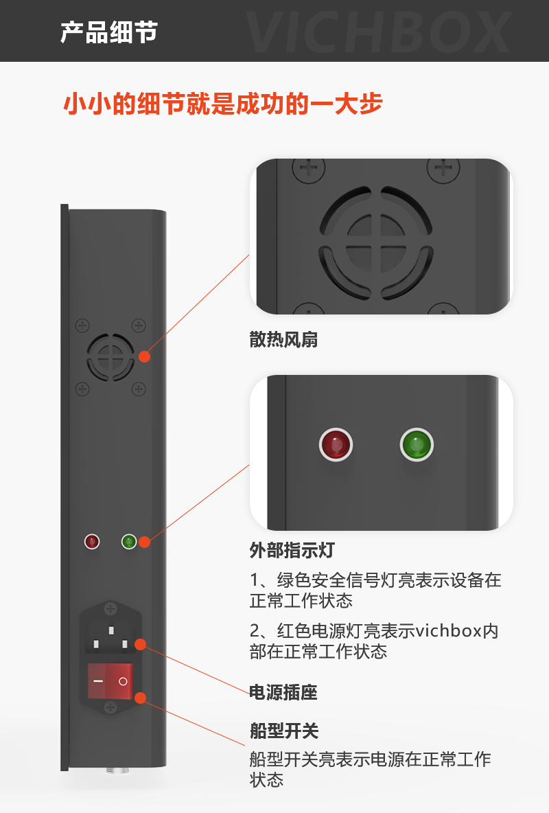 Weicheng Technology Fence Protection Control System Function Control Box Vichbox Electrical Wire Control Cabinet Plug and Play