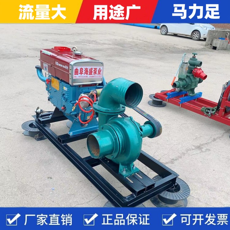 High lift 12 inch double outlet water pump 6105 diesel drainage mobile pump truck pressure well centrifugal 8 inch sewage pump