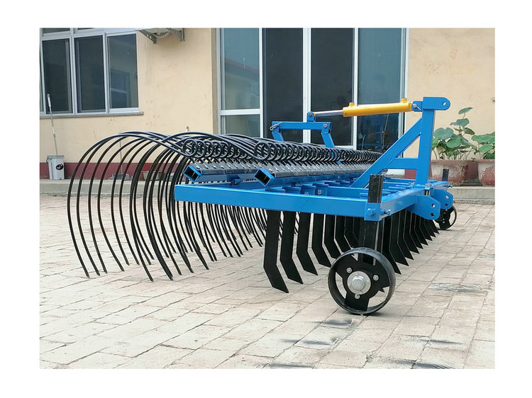 Hydraulic oil cylinder adjustable lifting film raking machine Agricultural film raking rake Agricultural straw residue film cleaning machine Collection