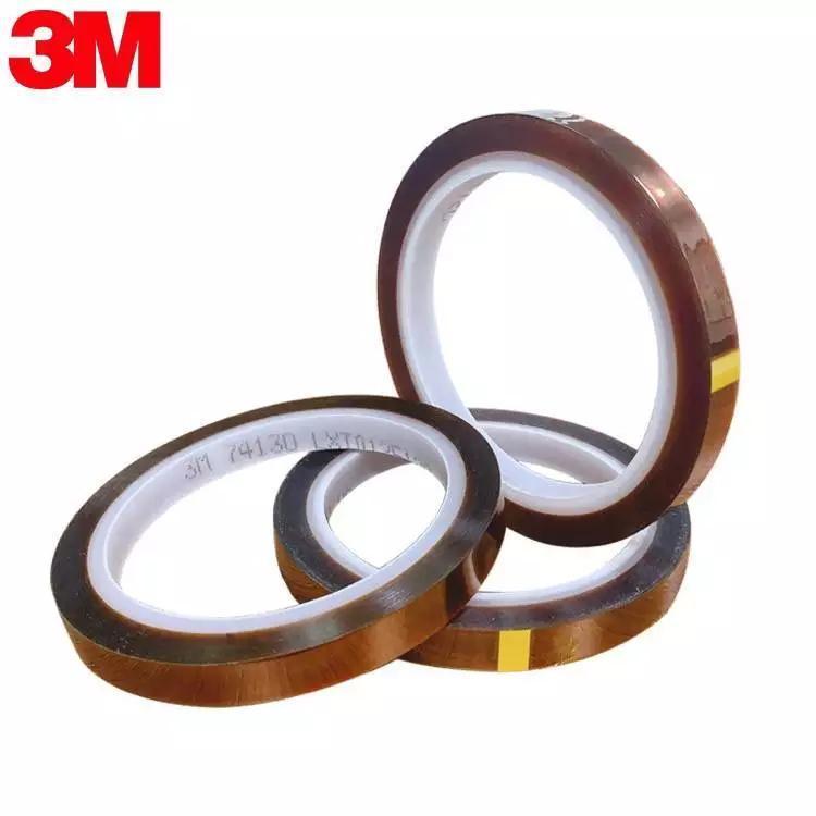 3M7413D Gold Finger Adhesive Tape Brown Industrial Polyimide Single sided Adhesive