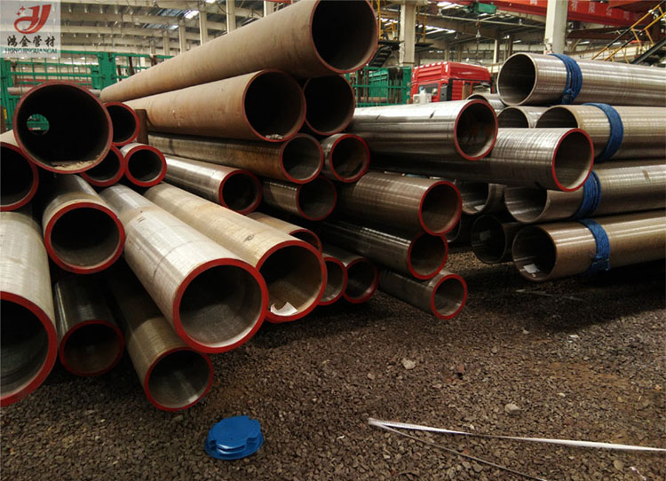 Baosteel 1Cr5Mo high-pressure boiler tube boiler steel tube Cr5Mo seamless steel tube Hongjin