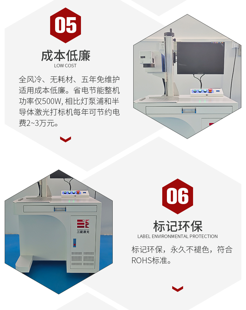 Three energy laser 20 watt carbon dioxide laser marking technology for wooden chopsticks marking