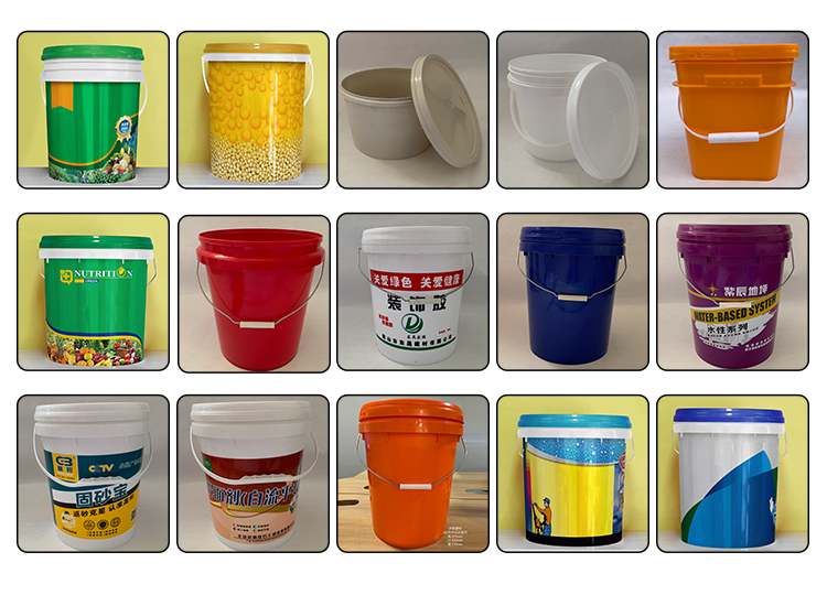 Chemical bucket 17 liters PP chemical packaging bucket circular small bucket food grade plastic bucket with lid