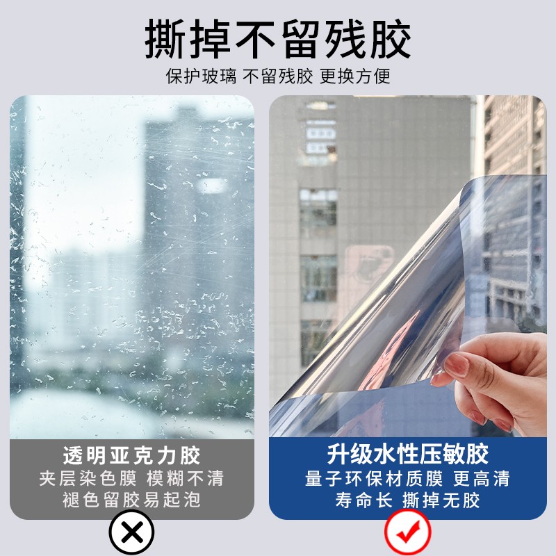 Wholesale of thermal insulation film, sunscreen single item, transparent glass sticker, sunshade window, sunshade and reflective building film by manufacturers