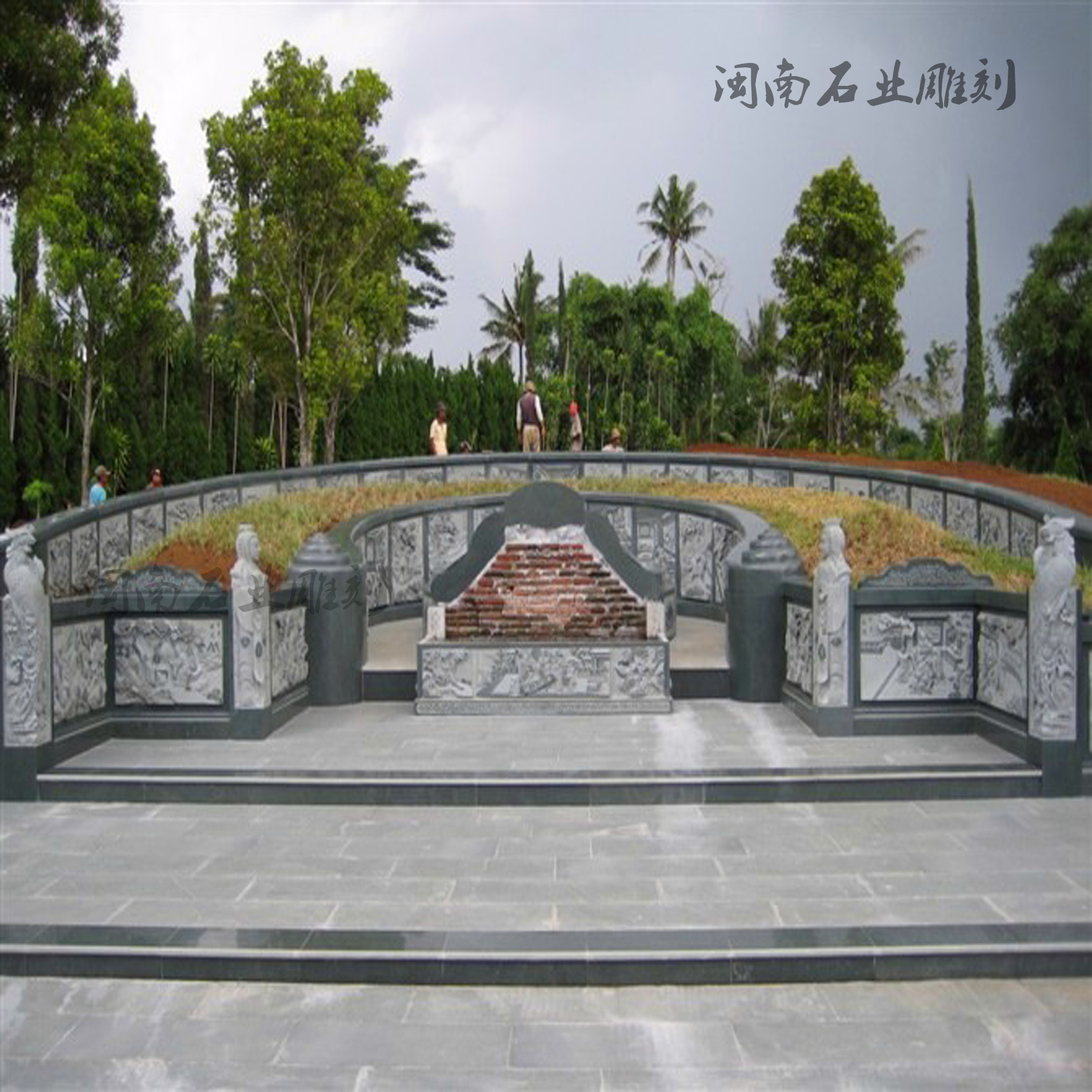 Chinese black stone tombstone, natural stone, economical lettering, single stone height 75 * 40 * 4, including base