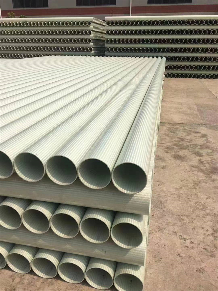 Zhanrui Fiberglass Reinforced Plastic Wrapped Cable Pipe, BEFRP Braided Wrapped Extruded Pipe, Power Protection Pipe, Buried Conduit