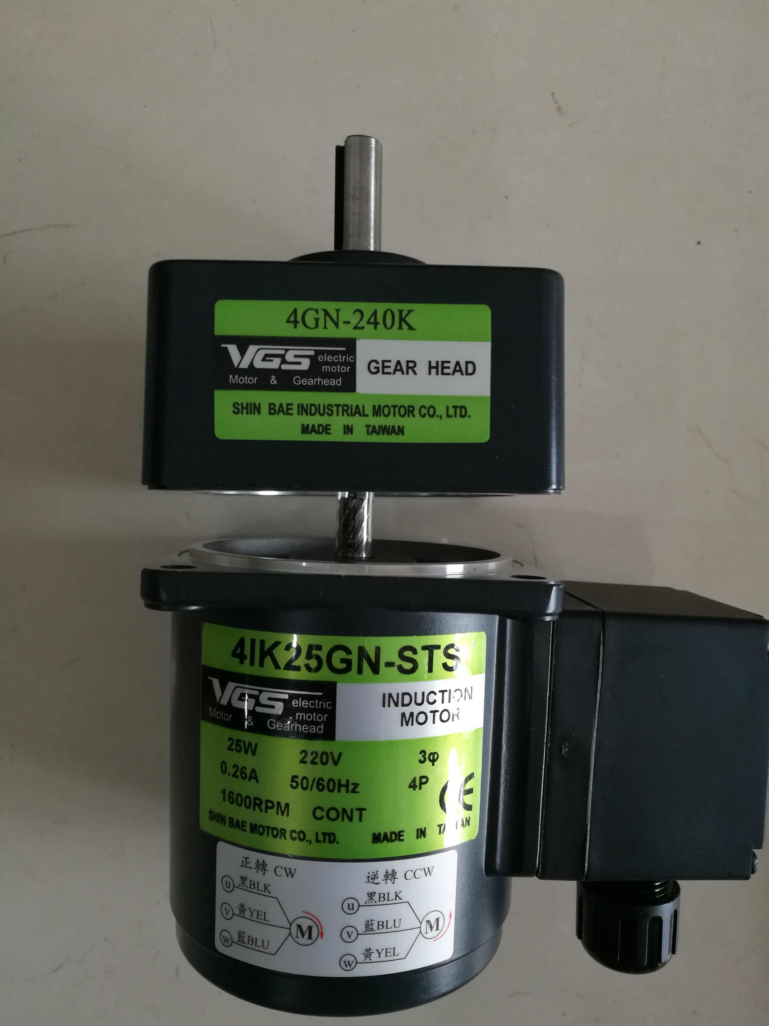 VGS motor oil-water separation motor 4IK25GN-S5T6 4GN-240K special three-phase reducer