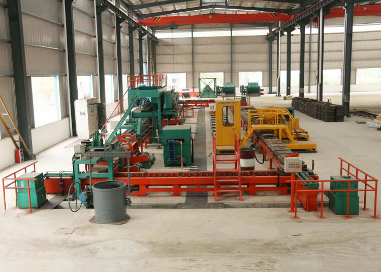 Iron mold sanding iron mold sanding line casting line molding line iron sanding machine