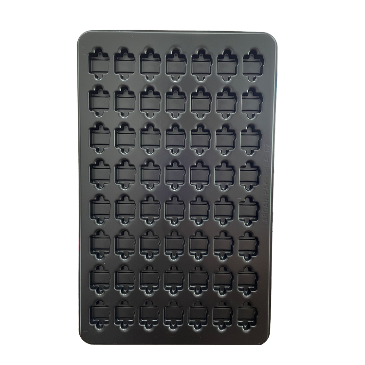 Spot electronic turnover tray, anti-static and vacuum plastic tray, thickened PS plastic lining, black vacuum plastic inner support