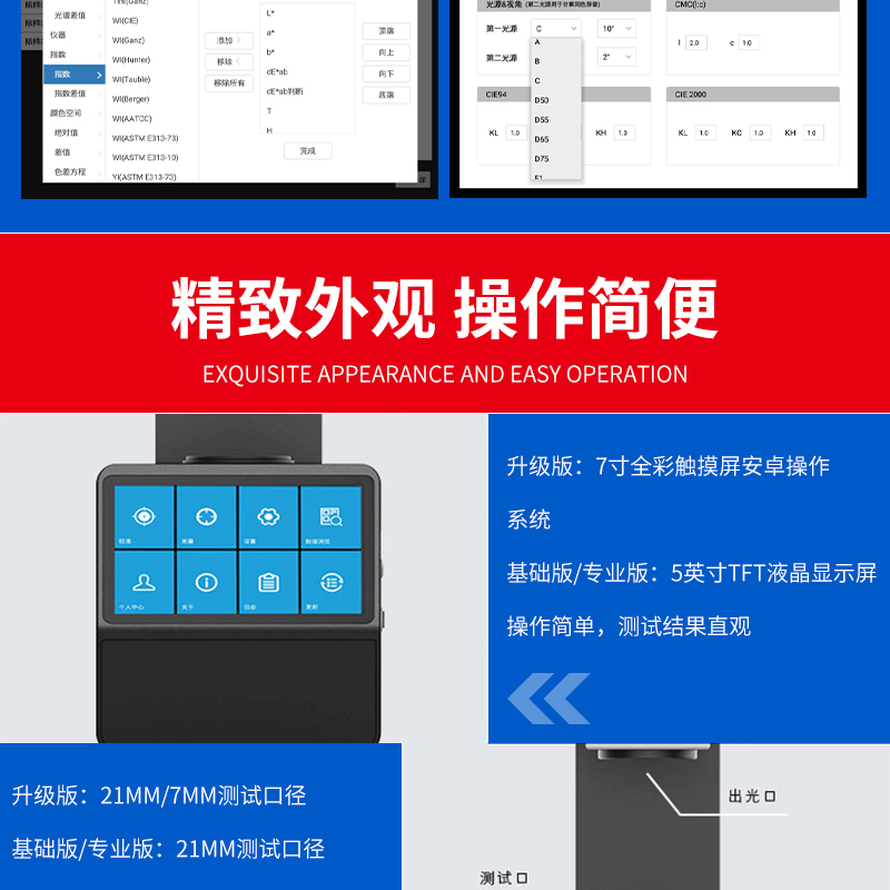 Gold standard transmittance haze meter for organic glass haze meter, automotive solar film tester, detector