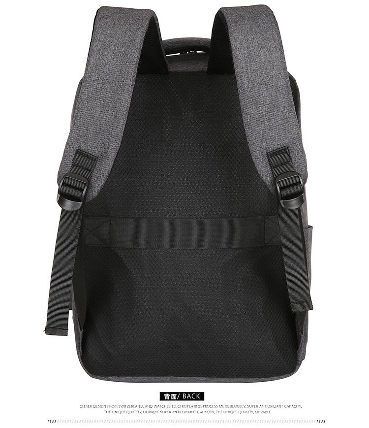 【 Customized 】 Men's backpack with large capacity and multifunctional laptop backpack for students