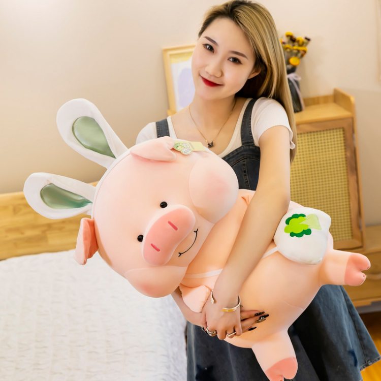 新品可爱小猪玩偶创意毛绒公仔猪娃娃儿童玩具生日礼物