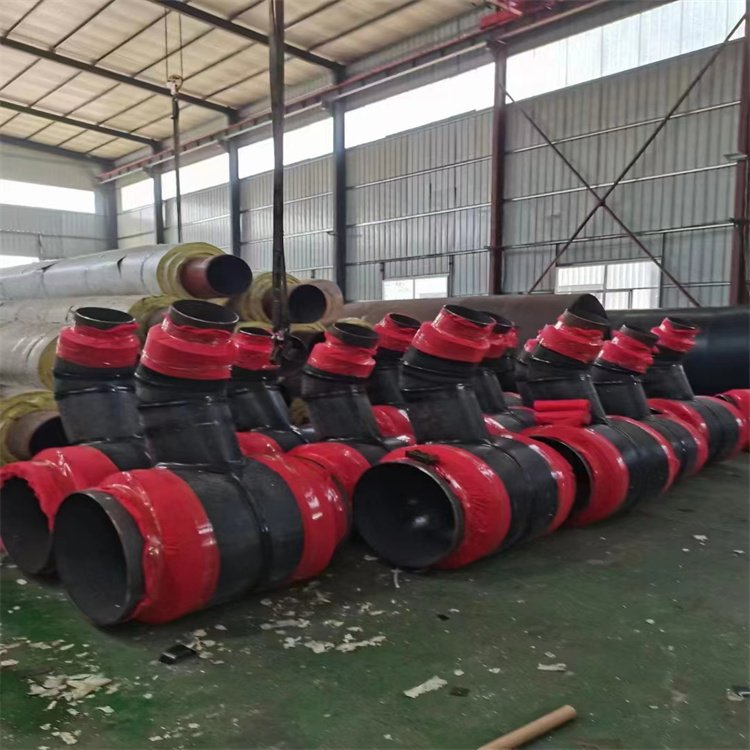 Fangda large diameter steel sleeve steel steam insulation steel pipe, high-temperature resistant composite buried pipeline and fittings