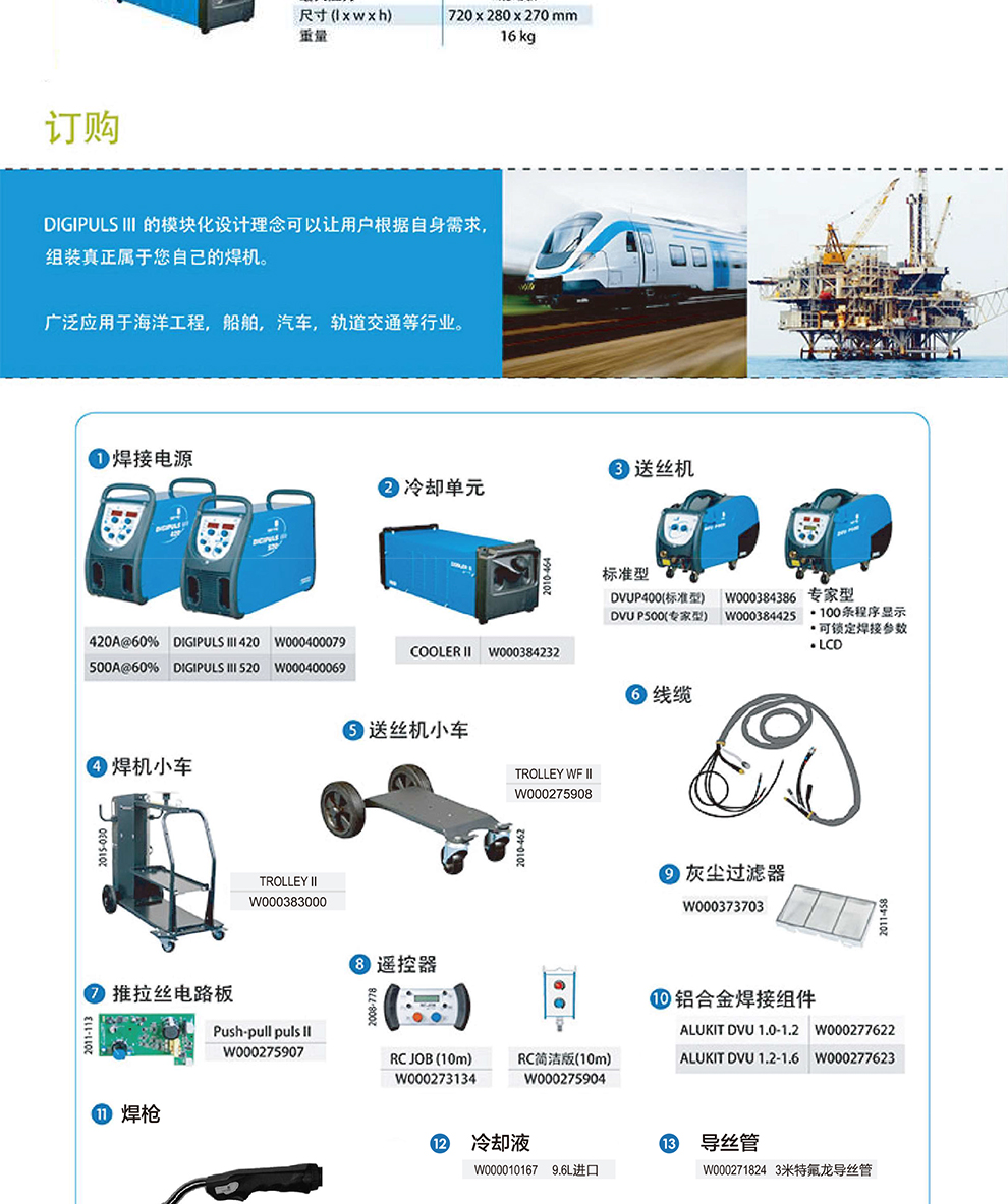 Lincoln imported multifunctional welding machine DIGIPULS III 420&520 modular design